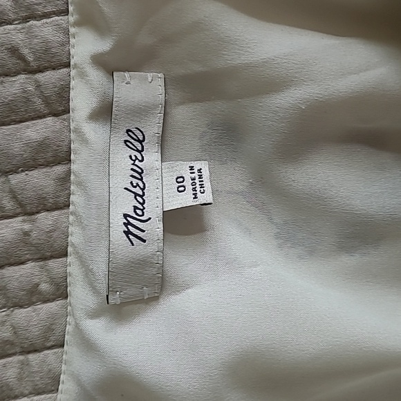 Madewell Silk Sandstar Dress Vinefloral Ivory Red Adjustable Strap Line Size 00 - Picture 4 of 6